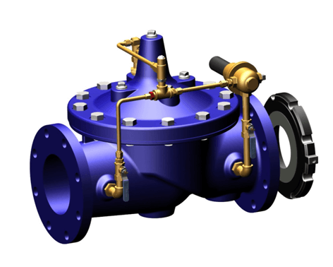 Working principles of different types of a diaphragm control valve